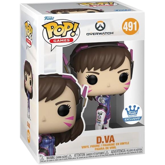 Loungefly Overwatch DVA, D.VA Mecha Mini Backpack & Funko Pop Set main image 5